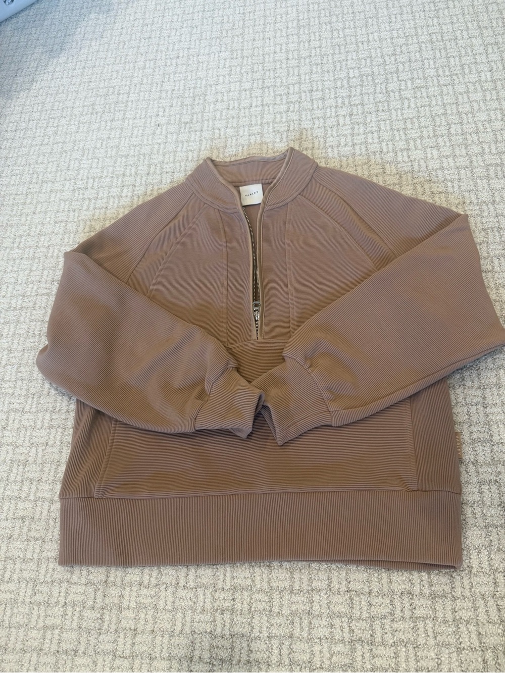 Varley Women's Half-Zip Sweatshirt - Taupe